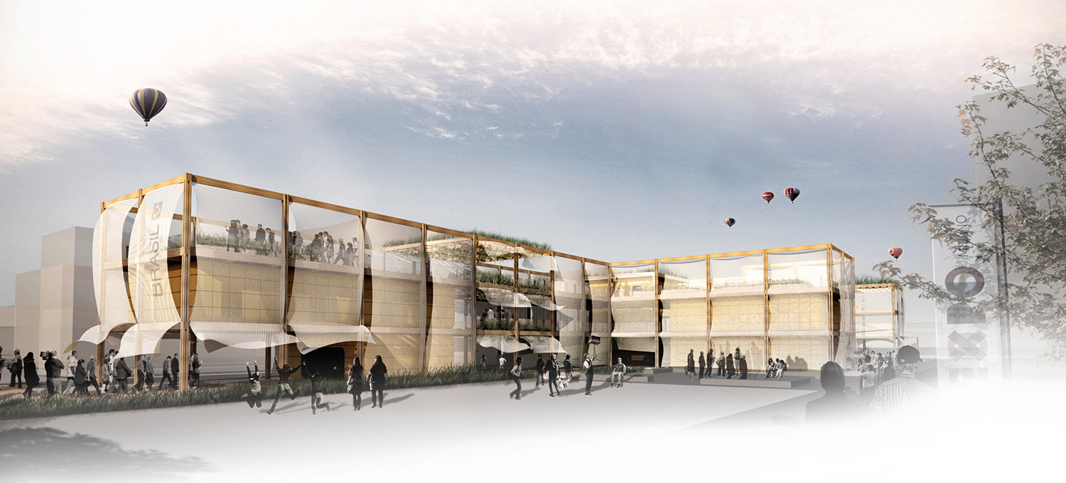 項目描述：
&ldquo;在2015世博會將巴西館是我們球隊的&ndash;意味著設(shè)計一個建筑，來到巴西參加恢復(fù)如此重要的國際事件和理解，這提供了一個獨特的競賽和寶貴的歷史時刻，建筑能在這樣一個繁榮的方式，其人文主義的作用行使責任的雙重挑戰(zhàn)，刺激社會通過新的概念和想法。&rdquo;